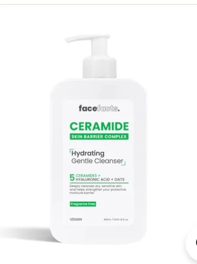 FACEFACTS CERAMIDE HYDRATING GENTLE CLEANSER 200mls.