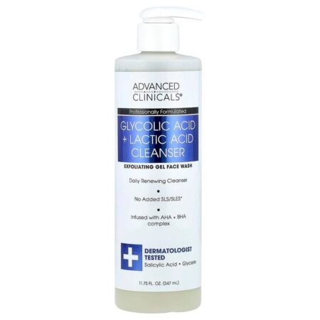 ADVANCED CLINICAL GLYCOLIC & LACTIC ACID  CLEANSER.